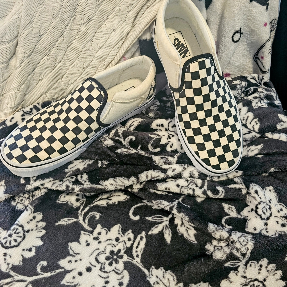 Vans Checkerboard Slip-On Sneakers